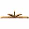 Ekena Millwork Richland Rough Sawn Timber Gable Bracket, Western Red Cedar, 84"W x 28"H x 4"D x 4"F, 8/12 Pitch GBW084X28X0404RIC00RWR - alternate 2